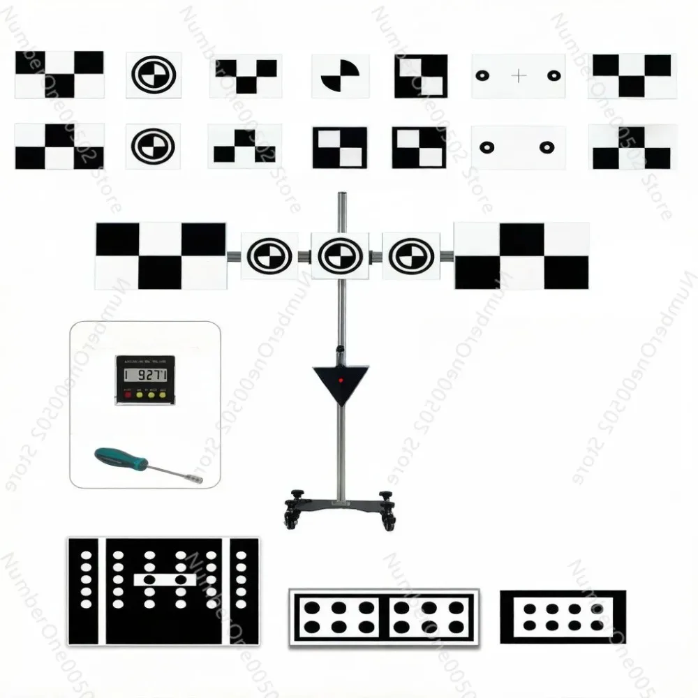 Complete ADAS Calibration Kit ACC mmWave Radar Japanese Cars,Front Rear Camera for Toyota Honda VW Porsche, for Honda Blind Spot