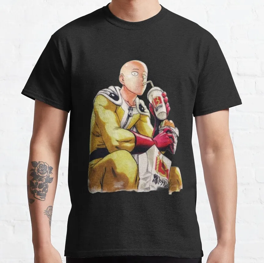 A Hero For Fun Saitama Gift T-shirt for Anime lover 0529 One Punch Man Manga Print Graphic Clothes All Size Tops S-6XL