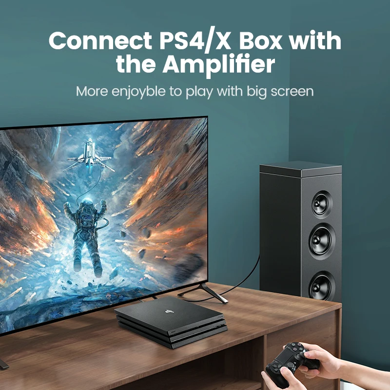 Ugreen Kỹ Thuật Số Toslink Cáp Quang Có Âm Thanh Cáp Sợi Quang Toslink Cho Tivi Tia Blueray PS3 XBOX DVD CD Mini đĩa AV