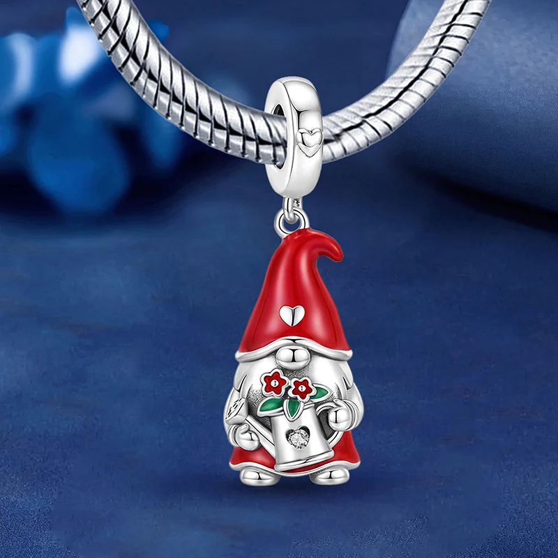 Bell Elf Butterfly Knot Hot selling Christmas Series Charms Beads Fit Bracelets 925 Sterling Silver Christmas Gift Fine Jewelry