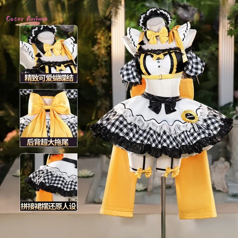 

Anime ni cos kke Modernia Marian Cosplay Costume Marian Sexy Maid Dress Halloween Costume Women