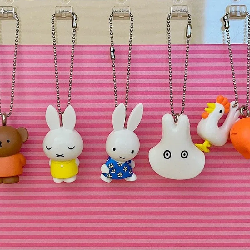 TAKARA TOMY Miffys Action Figures Gashapon Capsule Toy Cartoon Bruna and Friends Model Toys Anime Keychain Pendant Children Gift