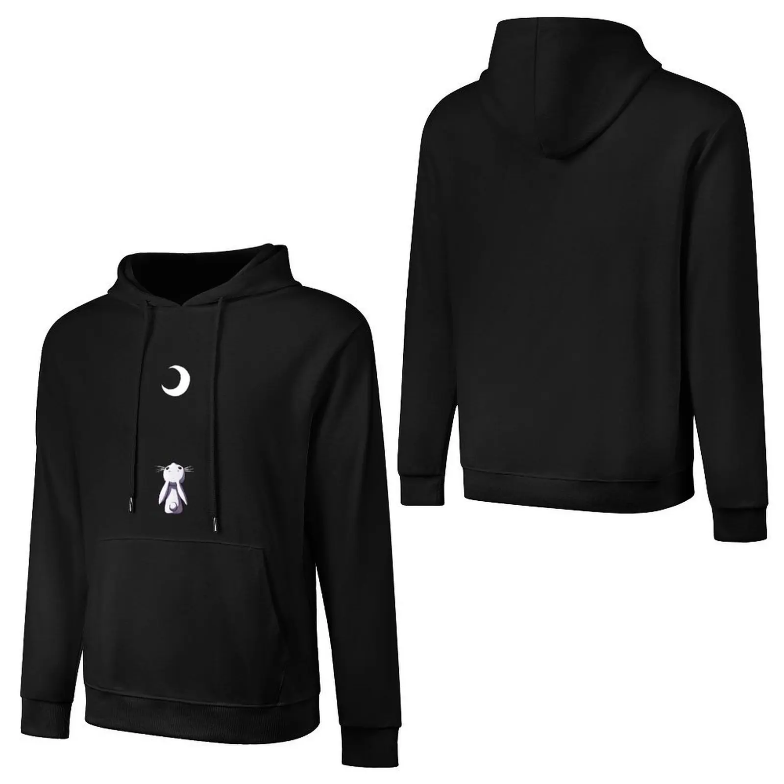 Moon Bunny Pullover Hoodie men's autumn clothes men wear autumn men's sweat-shirt hoodie for men