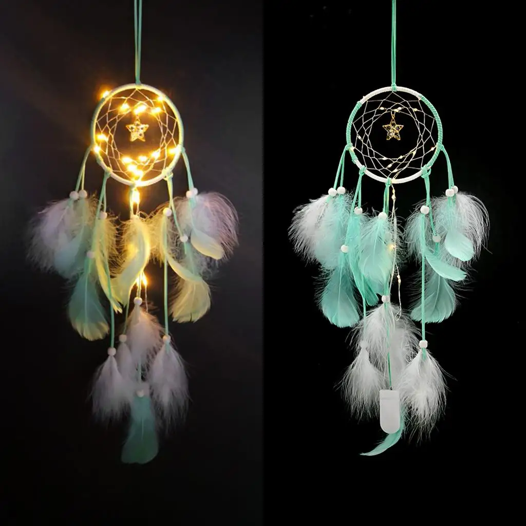 

Feather Handmade Dream Catcher Car Wall Door Bedroom Hanging Decor Ornament