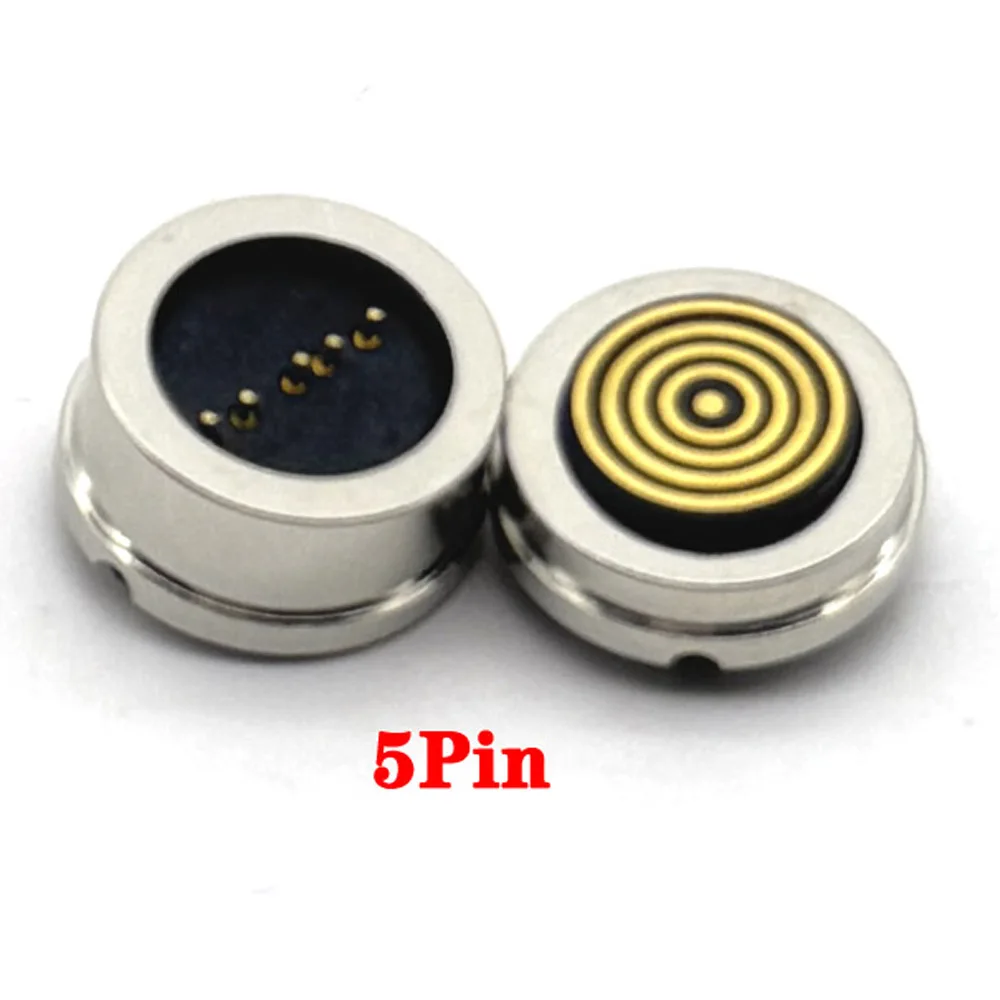 3P 4P 360° Blind Suction DC Magnetic PogoPin Connector Pogopin Male Female 2A Waterproof High Current Spring Loaded Power Socket