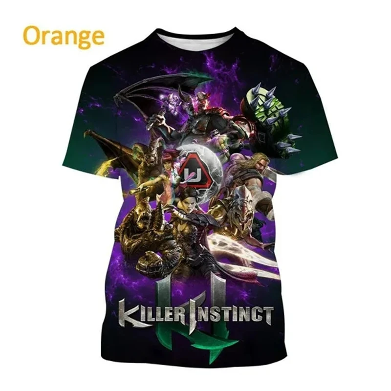 Games Killer Instinct T-shirts 3D Printing Men Women Fashion Personality Tee Shirts Casual O-Neck Short-sleeved T shirt Clothing