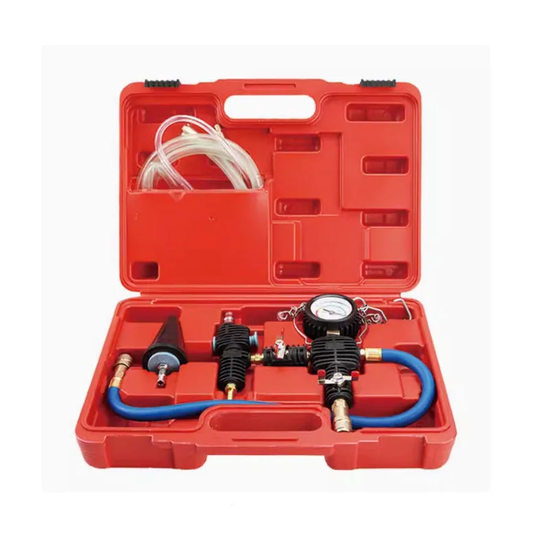 

Auto Engine Cooling System Vacuum Purge Coolant Refill Tool, Universal Replace Tool Set with Hose for Car