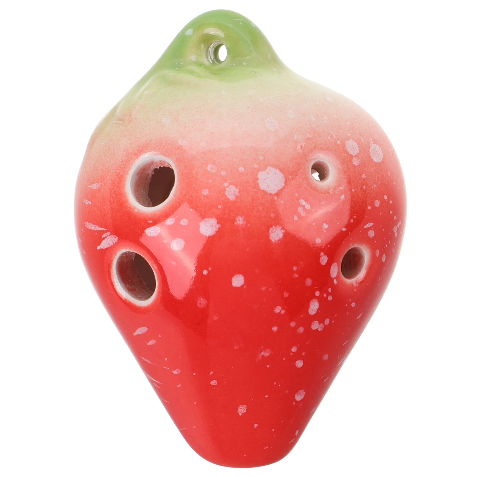 

6 Hole Strawberry Ceramic Ocarina Beginner Wind Instrument for Portable Durable Musical Instrument Ceramic Ocarina