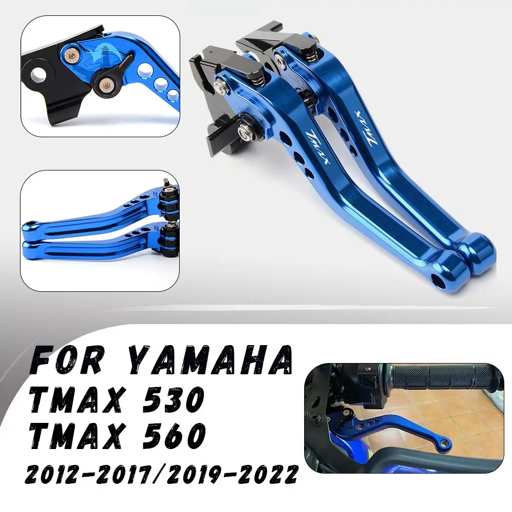 

For Yamaha TMAX 530 2012-2017 TMAX 560 2019-2022 CNC Clutch Brake Levers Modified Horn Adjustable Folding Hand Lever Accessories