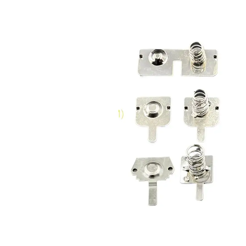 YYT 10PCS AA Battery Spring Contacts 30x11/14x14/12.6x12MM Brass Positive & Negative for Electronics Repair/Toy Remote