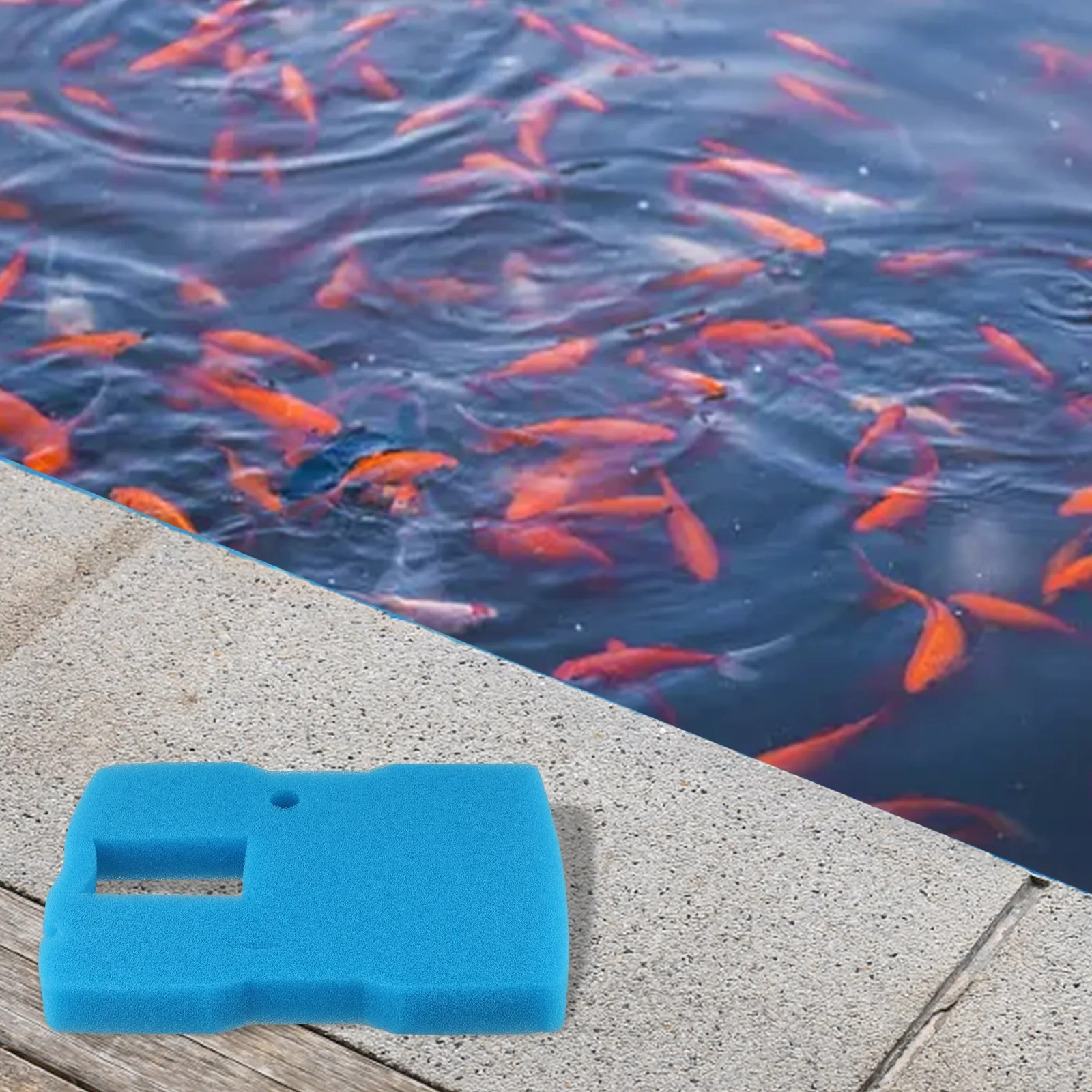 Efficiently Removes Impurities Sponge Replacement Filter Pad Made Specifically for 660 GPH Fountain Pumps & For CUF6000 Kits