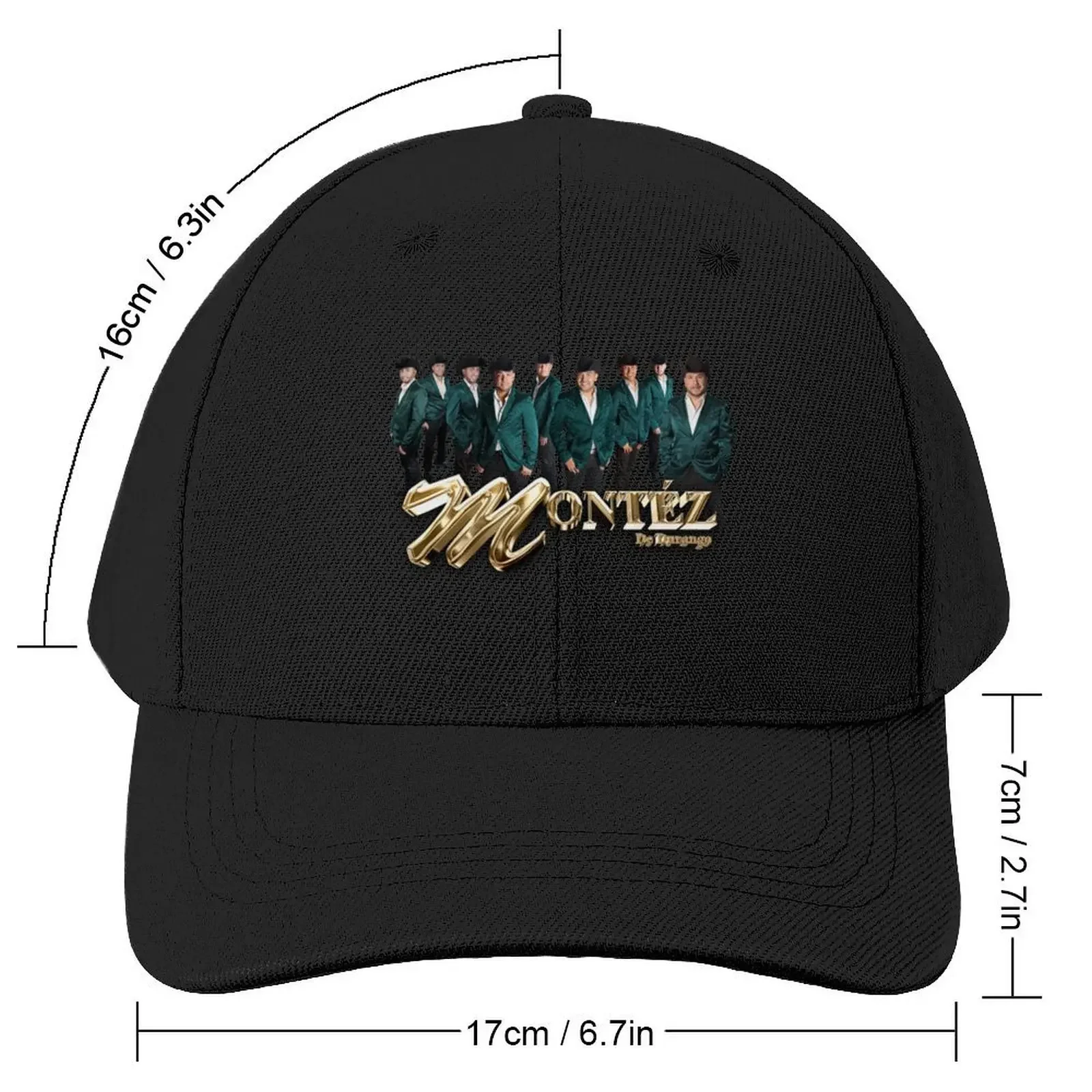 Grupo Montez De Durango Mexican Band Baseball Cap western Hat Wild Ball Hat Bobble Hat Luxury Women's Beach Outlet Men's