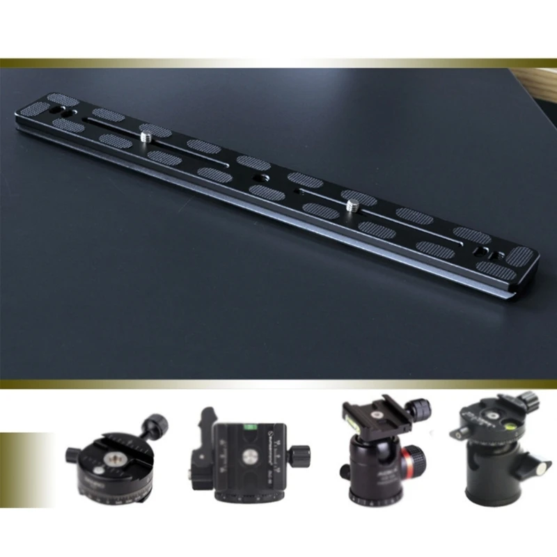 Quick Release Clamp Plate Dslr Camera Long Plate Tripod Monopod Mount Adapter 300mm For Arca Swiss Ballhead