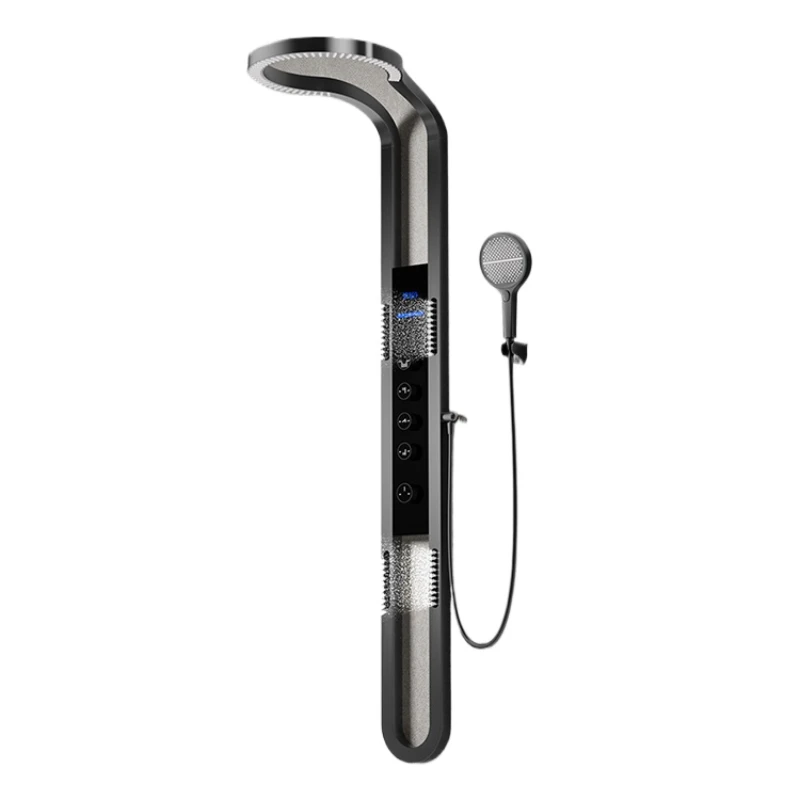 Bath shower set, shower screen, ring waterfall, pressurized large top spray head massage