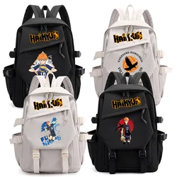 Haikyuu Backpack Anime Printed Large Capacity Student Supplies Travel Outside Portable Knapsack Hinata Shoyo Cartoon Bags Gifts