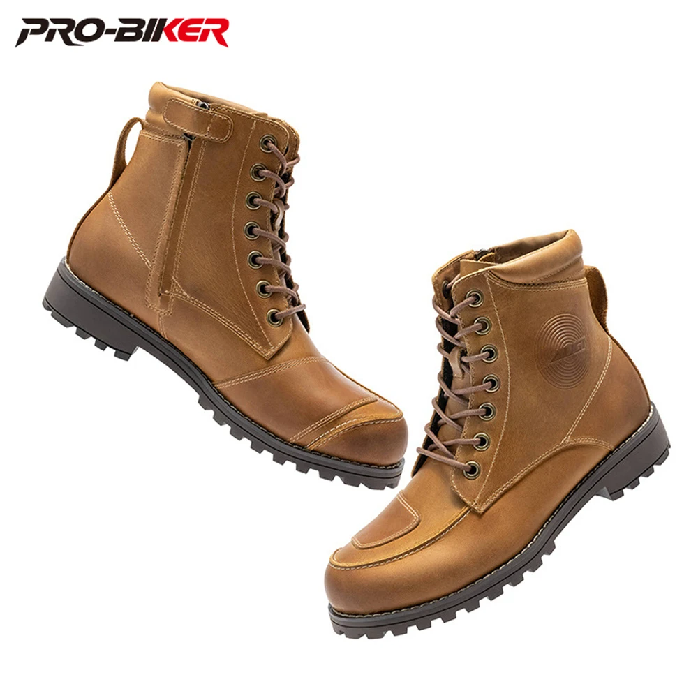 

Motorcycle Boots Anti Sprain Foot Buty Motocyklowe Męskie Foot Protection Safety Boots Man Impact Resistant Botas De Moto