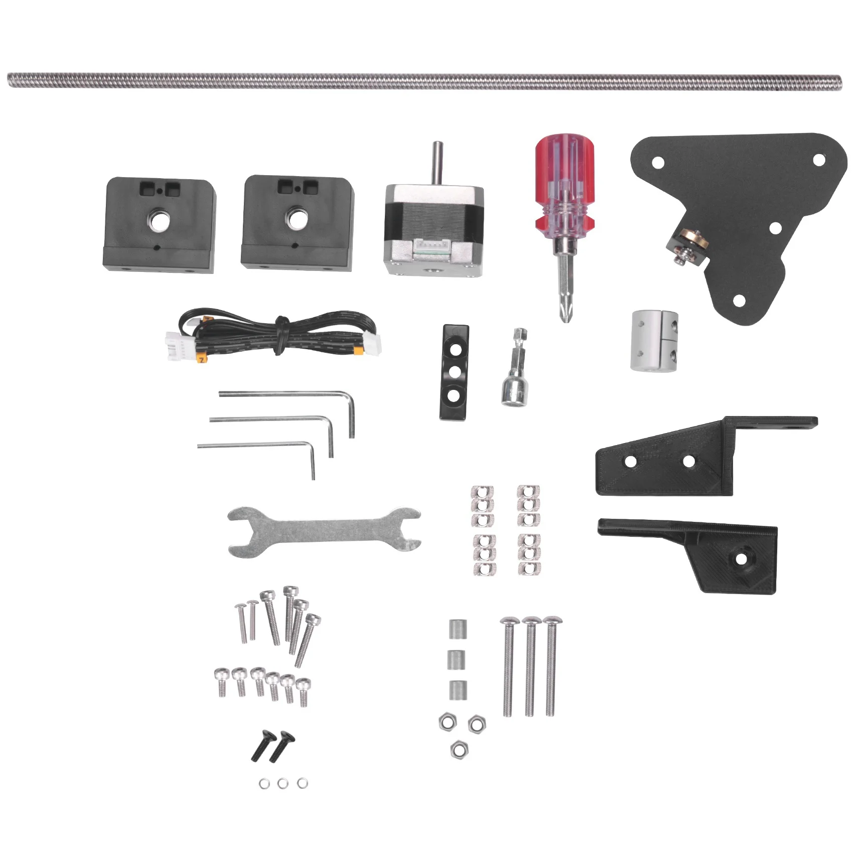 Double Z-Axis Upgrade Kit with Lead Screw Stepper Motor, Suitable for Ender-3 / Ender-3 V2 / Ender-3 Pro 3D Printer