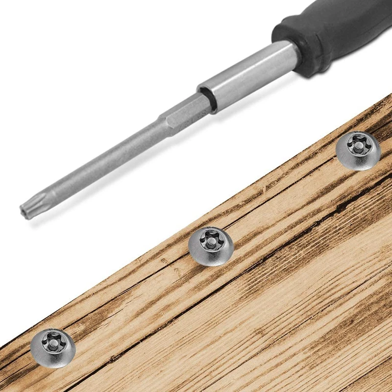 11er-Pack 75 mm Torx-Schraubendreher-Bit-Set 1/4 Zoll Sechskantschaft T6-T40 Stern-Schraubendreher-Werkzeugsatz mit 1 Packung Griff