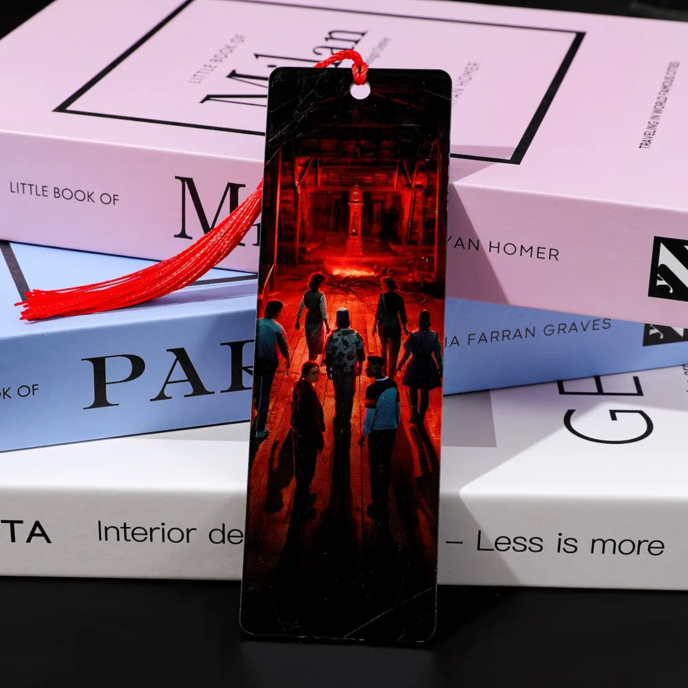 Stranger Things Acrylic Horror Bookmarks Reader Accessories Student Learning Stationery Teacher Office Supplies