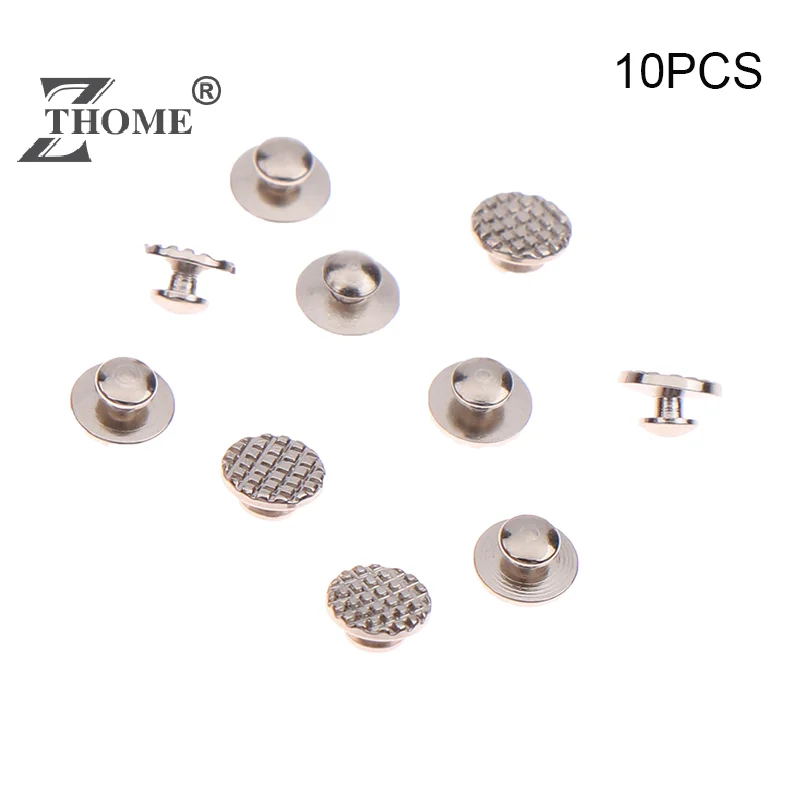 10Pcs Dental Orthodontic Metal Lingual Buttons Composite Tongue Tamer Traction Hook Bite Opener Brackets Orthodont Materiales