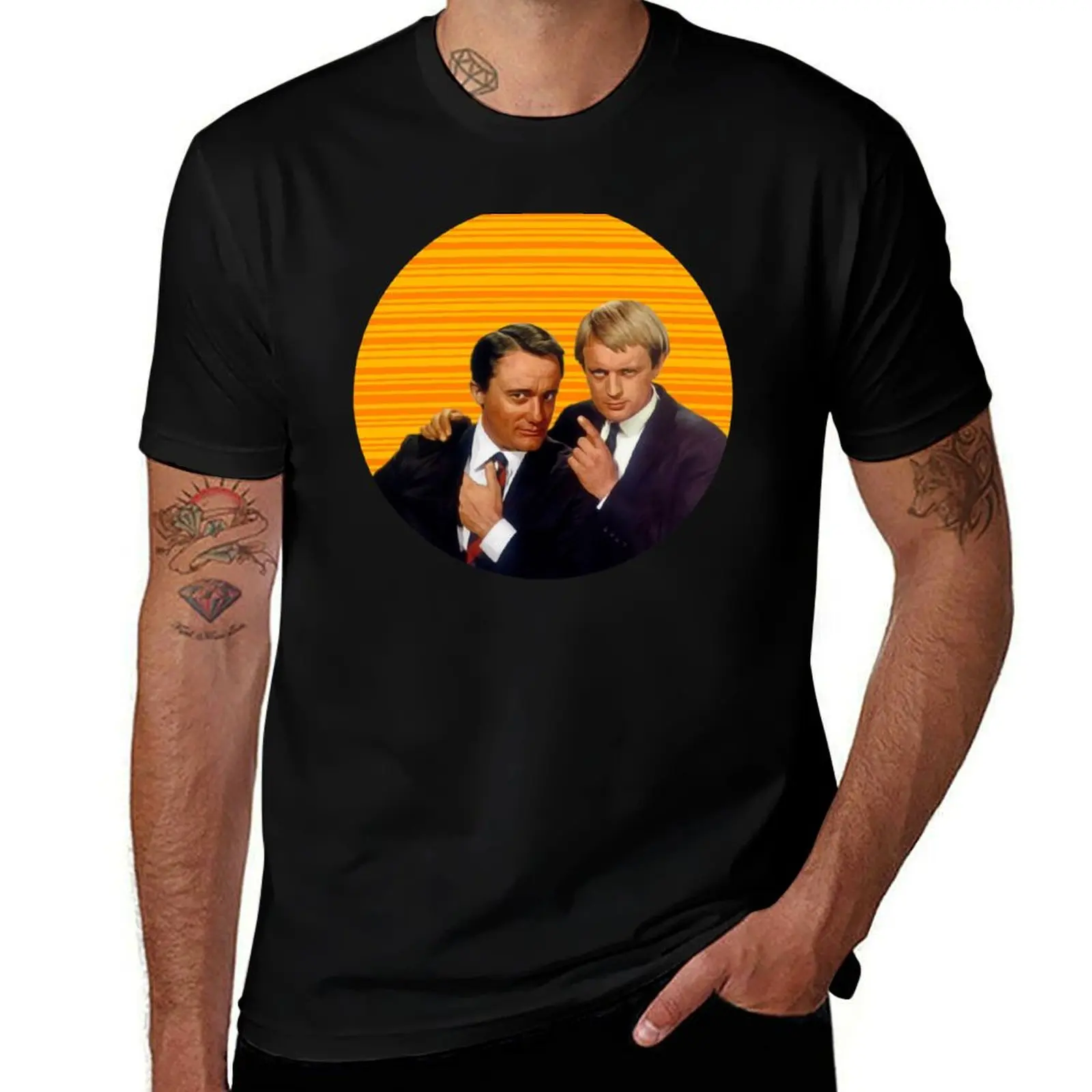 

Classic Solo and Kuryakin (1964) T-Shirt funny t shirts cotton man t shirts cotton T-Shirt