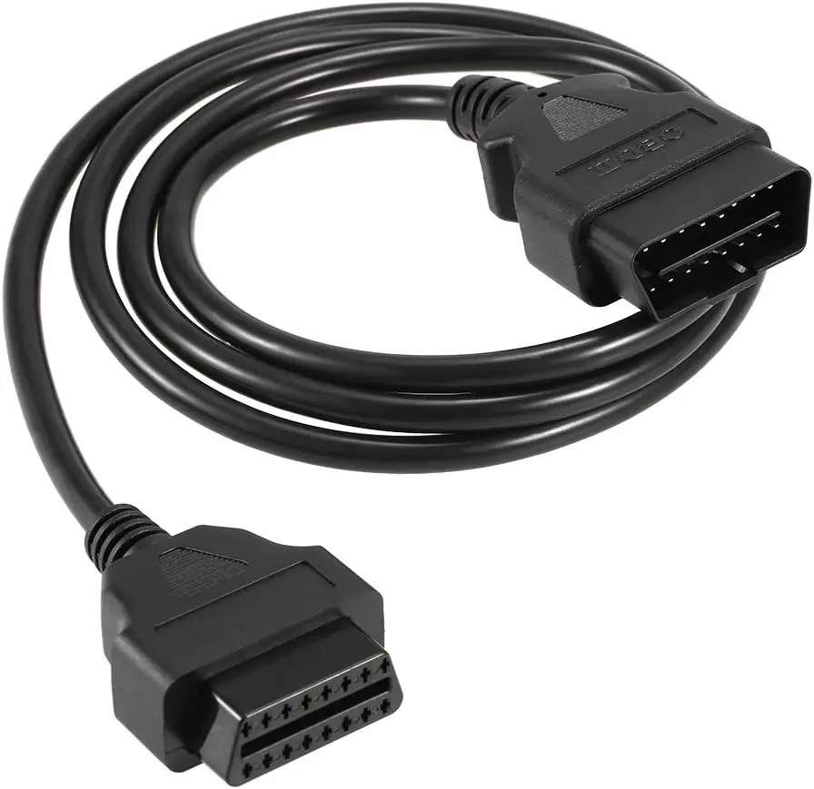 OBD-II OBD2 16 Pin Cable Car Male to Female Extension Cable Diagnostic Extender Cord Adapter 5ft 150cm 1M 1.5M 2M 3M 5M
