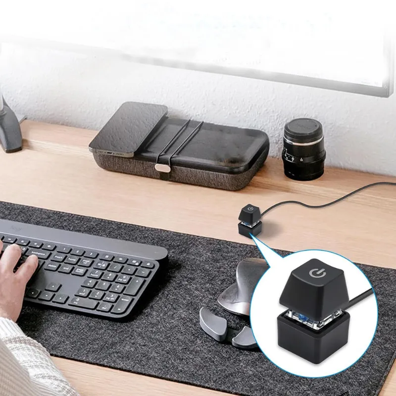 Desktop Chassis External Power Button Start Host Computer Desktop Switch Button Internet Cafe External Mechanical Button Best-Se