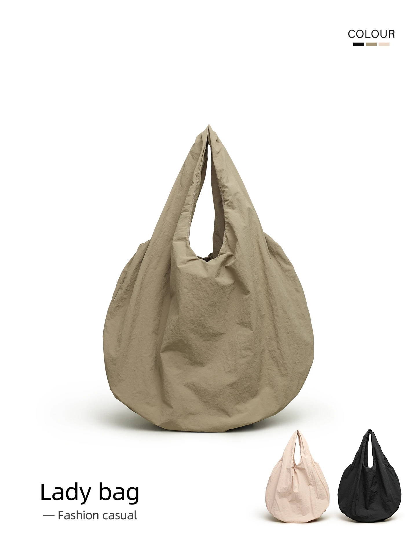 

Сумка-шоппер MissX из нейлона и холста, женская, складная, вместительная, легкая, универсальная, в японском стиле