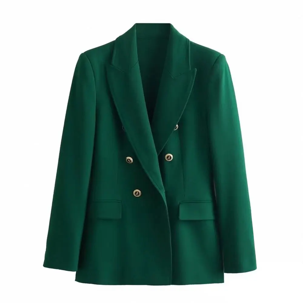 

Women's Blazers Summer Fashion Comfortable 2025 Plain Simple Long Sleeve Round-Neck Single Breasted Workwear Blazersblazer mujer