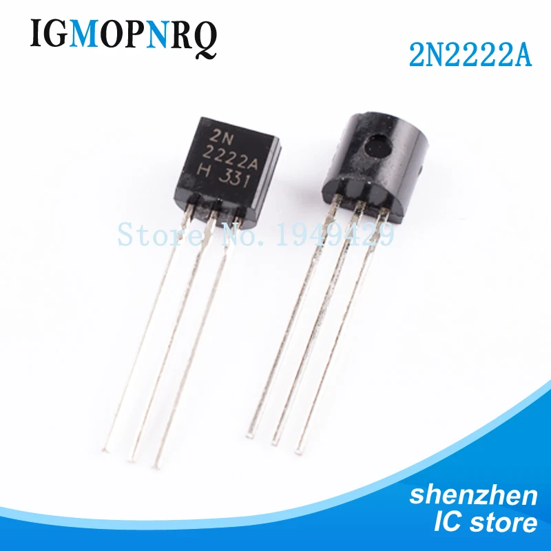 100 teile/los Dip-Transistor mps2222a 2 n2222 bis-92 npn Medium Transistor neu