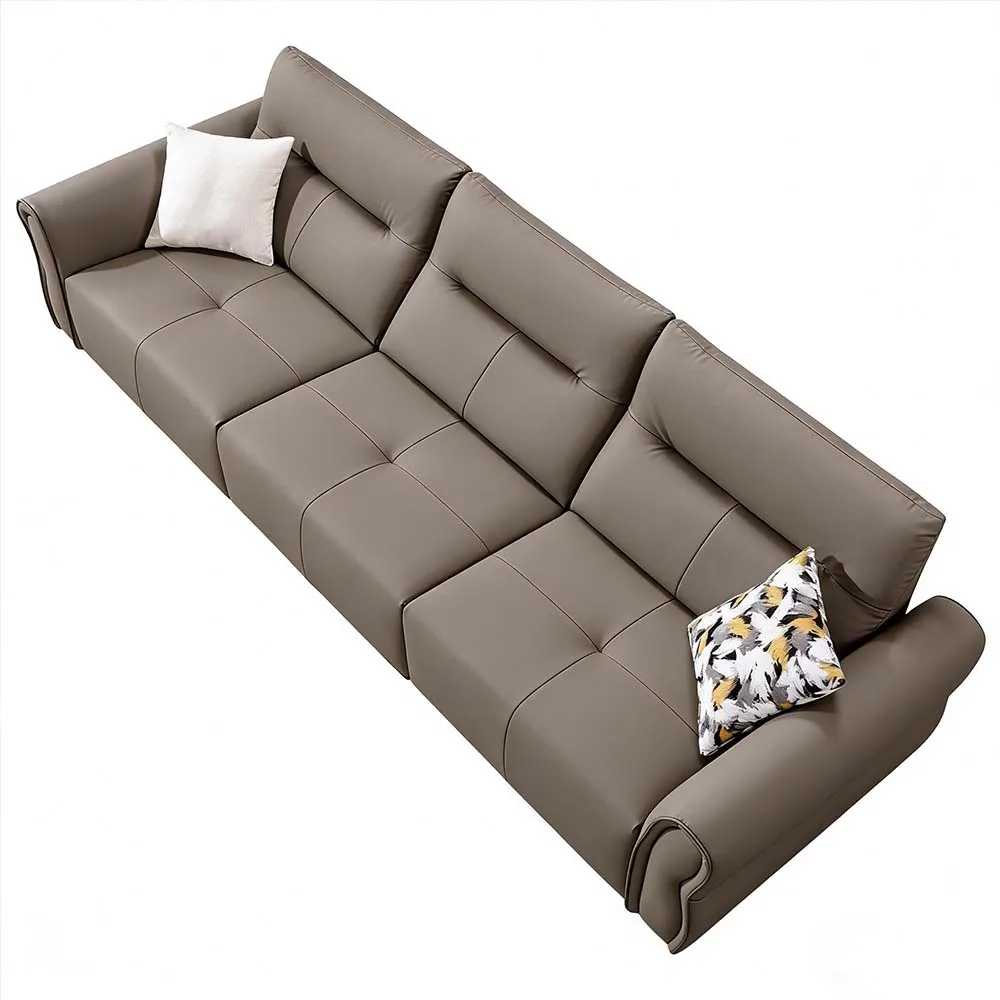 

Modern Style Living Room Sofa; New Small Apartment Villa Leather Sofapromote sales