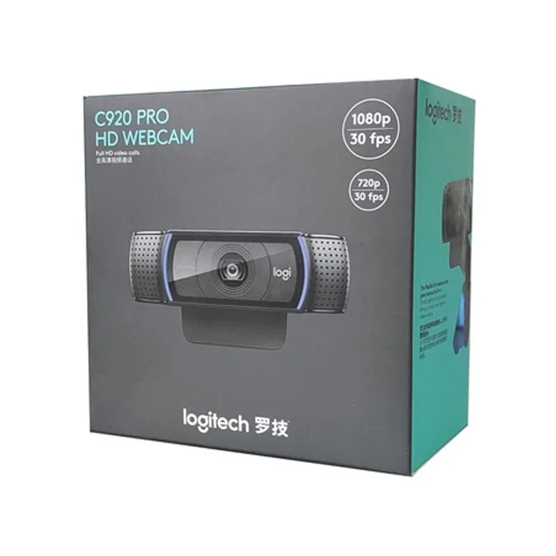 Imagem -03 - Logitech C920 Pro hd Webcam com Áudio Estéreo Foco Automático Widescreen Gravação Facetime Stream hd Webcam Skype