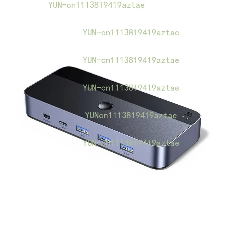 CM664 USB 3.0 HDMI KVM Switch 2 in 1 Out Splitter Support 4K60Hz for 2 Computers Sharing 1  Keyboard Mouse