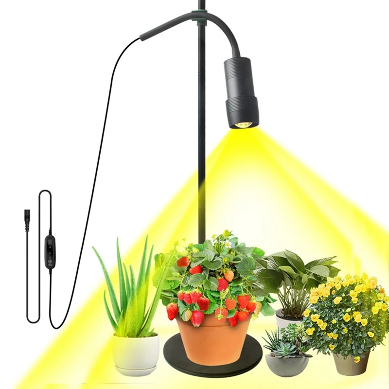 

LED Grow Lights For Indoor Plants, Plant Grow Light, Plant Light With Timer 3/6/12 Hrs, Growing Power Grow Lamp Easy To Use