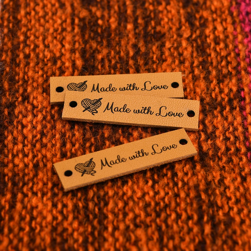 

Custom Laser Engraved Leather Tags for Clothing, Bags, DIY Crafts - Eco-Friendly 1mm Thick, 0.5x2 Inch, Personalized Gift