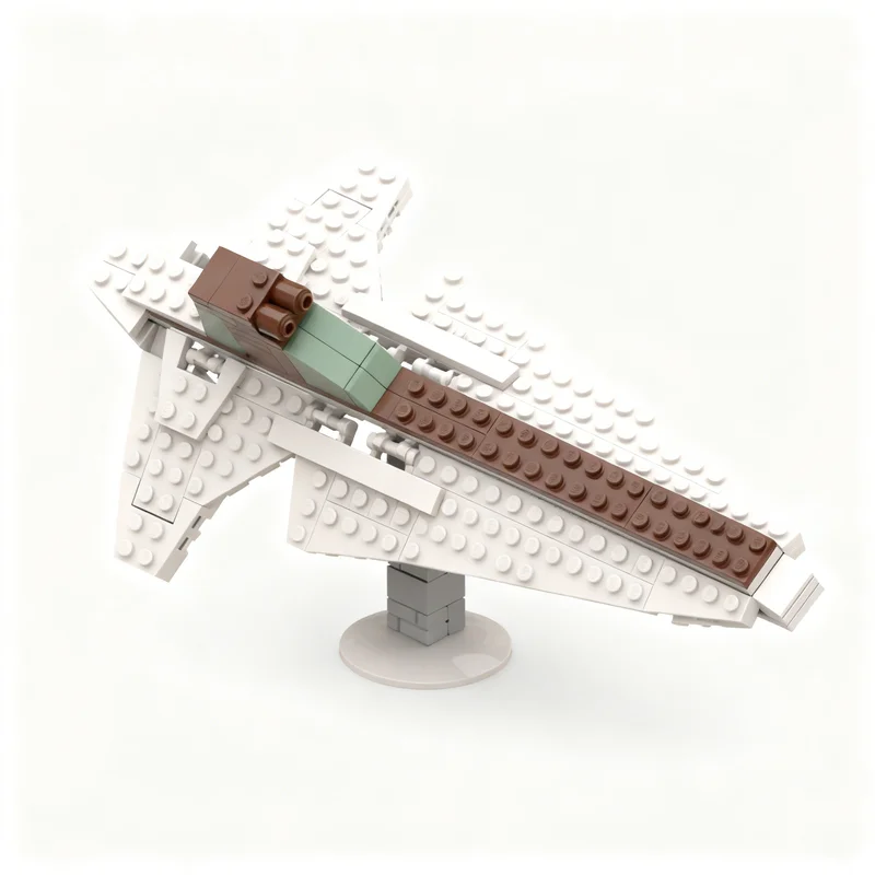 129-delige MOC Republic Venator Class Attack Cruiser Star Battle modelbouwstenen speelgoed constructie idee kerstcadeaus kinderen