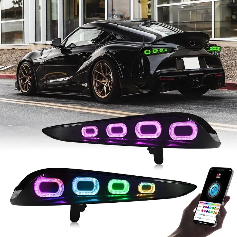 Tail Lights for Toyota Supra GR A90 A91 (RGB Color Control)