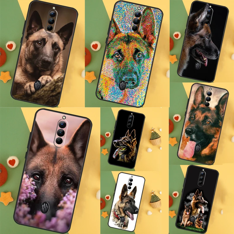 German Shepherd Dog Phone Case For ZTE Nubia Red Magic 9 Pro Plus 8 8S Pro Plus 6 7 6S 7S Pro 5G 5S 6R Cover