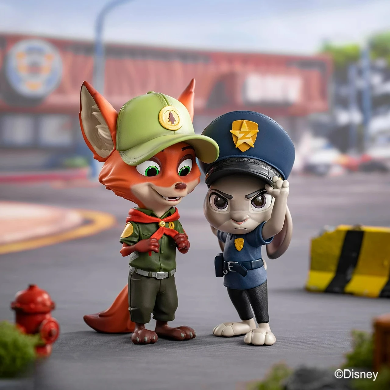 

15cm Disney Zootopia Judy Nick Trendy toy figures, desktop ornaments, toys, children's birthday gifts