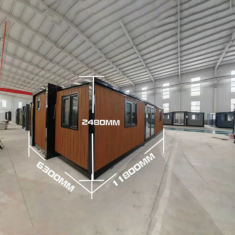 Customized export outdoor residential office double-wing expansion box moisture-proof and waterproof activity board house