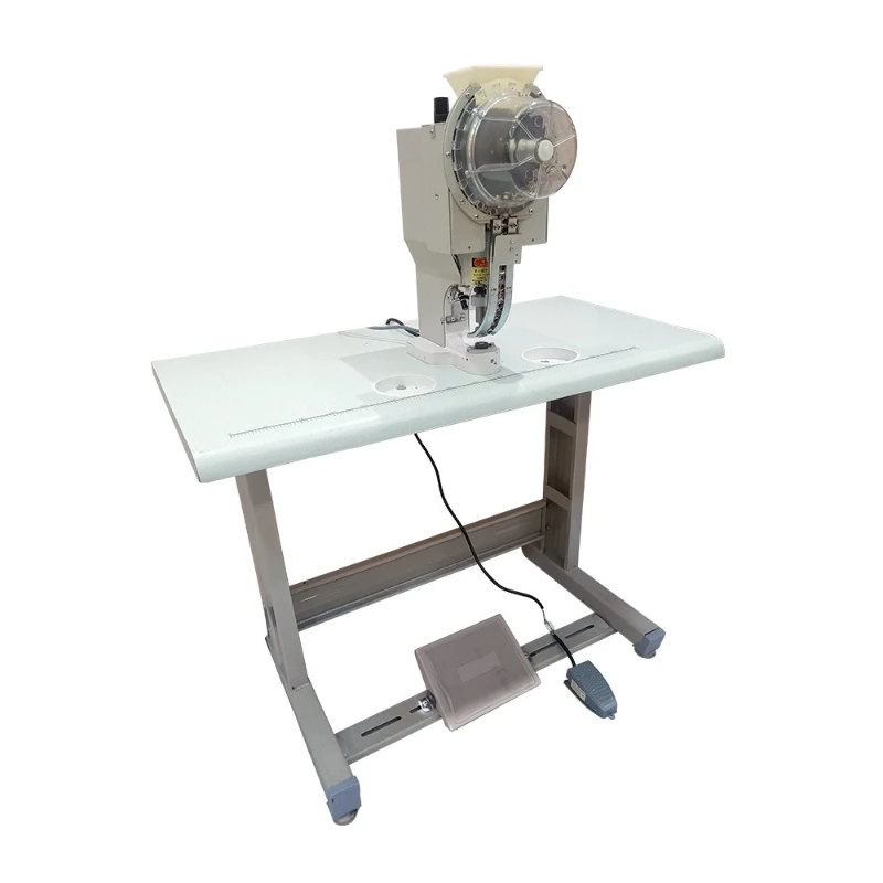 

Flag cloth buckle machine, paper bag tag buckle machine High efficiency, inkjet photo automatic buckle machine