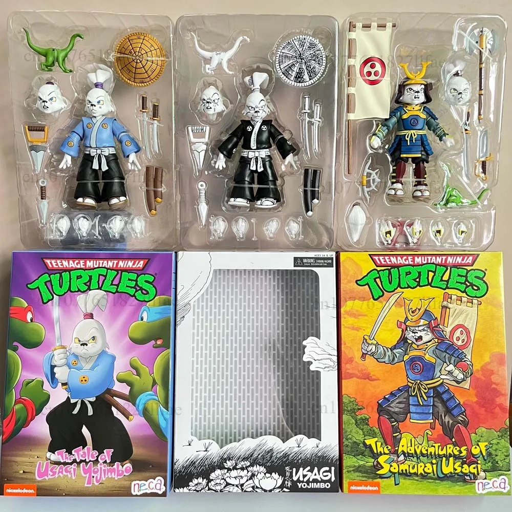 

Original NECA Miyamoto Rabbit Monochrome Colorful The Adventures Of Samuroi Usagi Yojimbo Action Figure Model Toys Room Decor