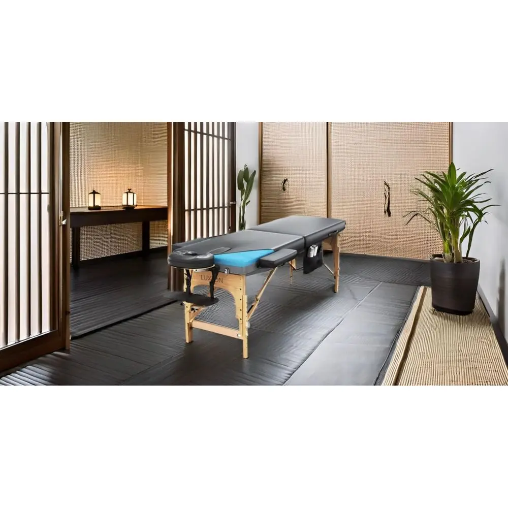 

Memory Foam Massage Table Premium Portable Foldable Massage Bed Height Adjustable 72 Inches Long 27 Inches Wide Home Salon Spa