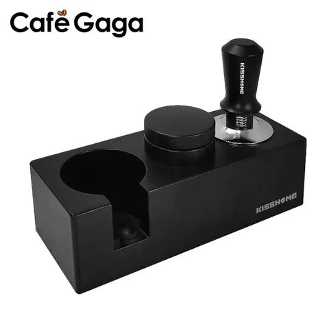 Distribuidor de estación de compactación de café, juego de manipulación para portafiltro de Espresso de 51mm, 54mm y 58mm, soporte de manipulación de café, accesorios de Barista