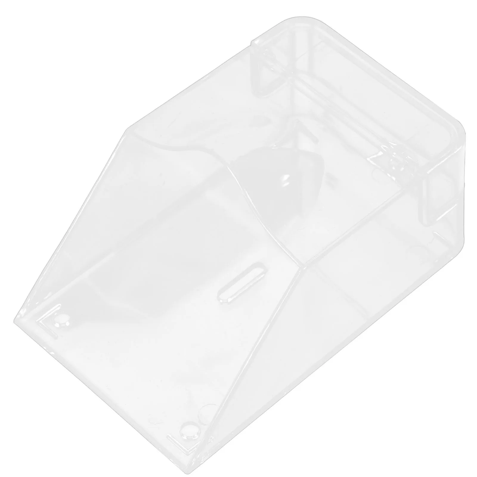 

Waterproof Doorbell Cover Clear Plastic Rain Shield For Outdoor Camera Protection Durable Weatherproof Remote Holder Mount