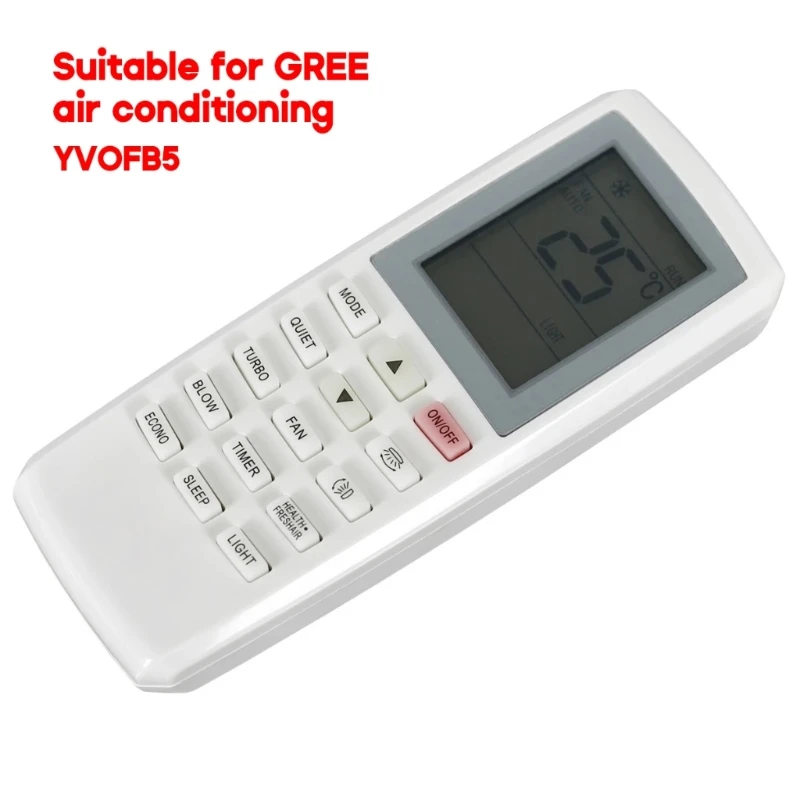 High-Quality Remote Control for GREE Air Conditioner YV0FB5 YVOFB5 Air Condition Drop Shipping