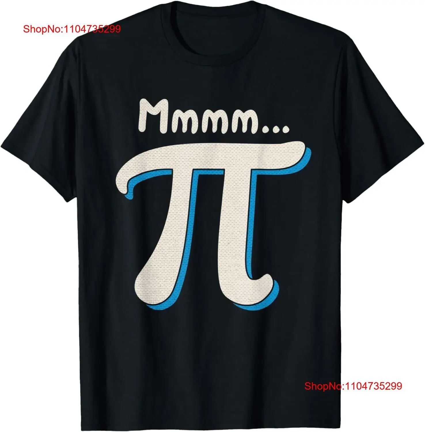 Mmmm Pi Day Math Pun مضحك الجبر والفطيرة عاشق الفكاهة تي شيرت خمر غسلها قليلا موضة أوم لينة أنيقة الشارع الشهير