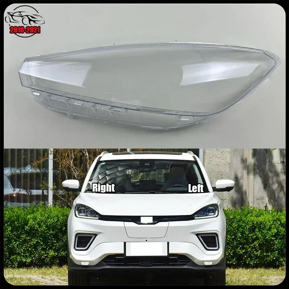 

For Weltmeister EX5 2018-2021 Transparent Light Case Front Headlight Cover Auto Headlamp Lampshade Glass Lamp Shell Caps