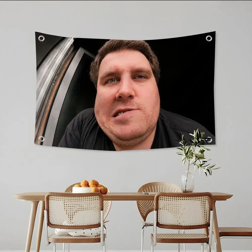 D-drachenlord Online Blogger Flags Custom Camping Outdoor Garden Room Decor Backdrops Wall Art Family Gifts