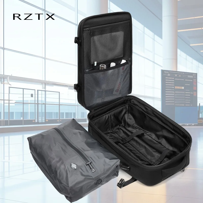 35L Anti-Theft Travel Business Commuting Trolley Backpack New Compressed Storage Men's And Women's Suitcase Style